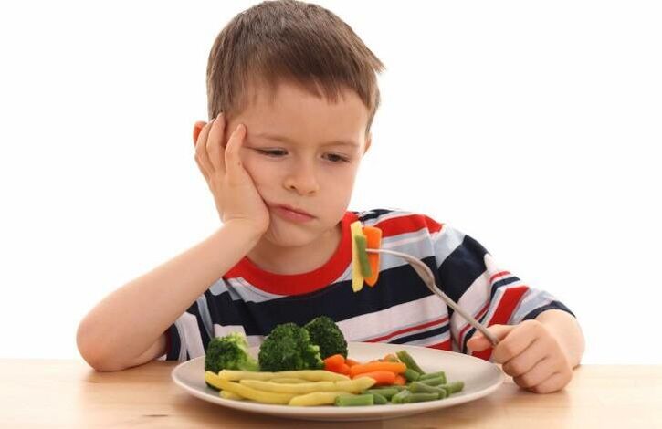 Em crianças, a helmintíase causa falta de apetite