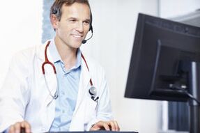 Consulta de um médico